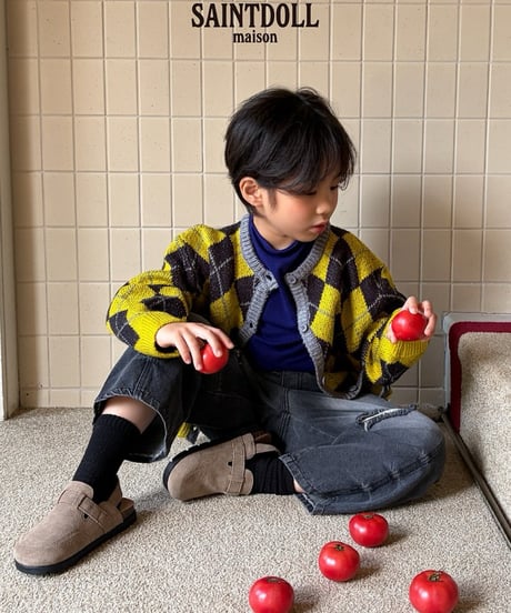 39[予約]saintdoll argyle cardigan