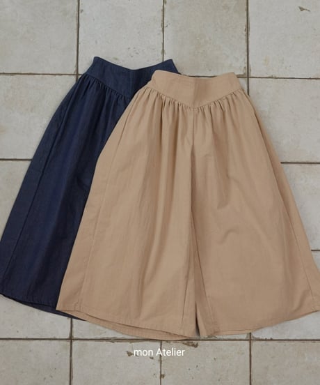 21[予約]mon Atelier v cut pants