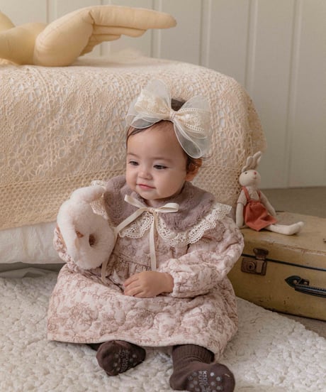 47[予約]OREN merry lulu padded dress(baby)