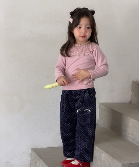 8[予約]aiai heart dot corduroy pants