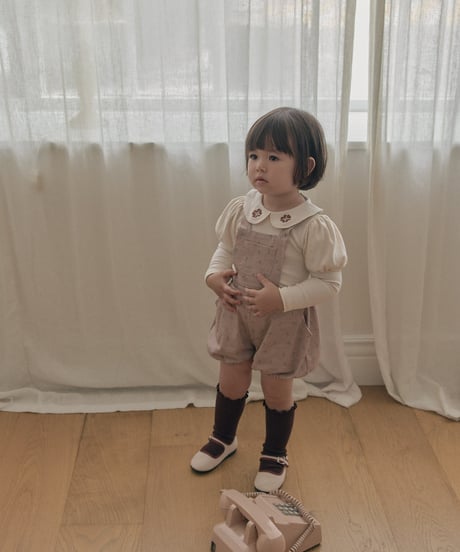 17[予約]送料無料 the beige pumpkin suspender pants