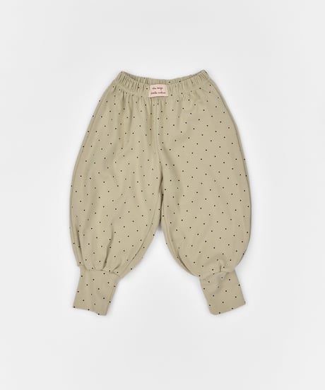 28[予約]送料無料 the beige aladdin dot pants