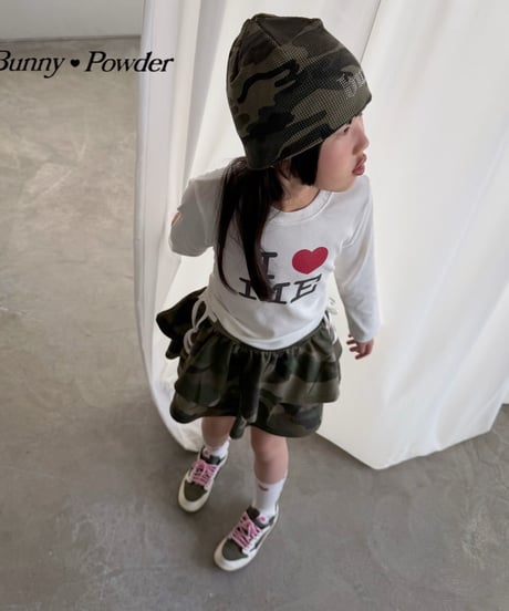 77[予約]bunny powder camo waffle beanie