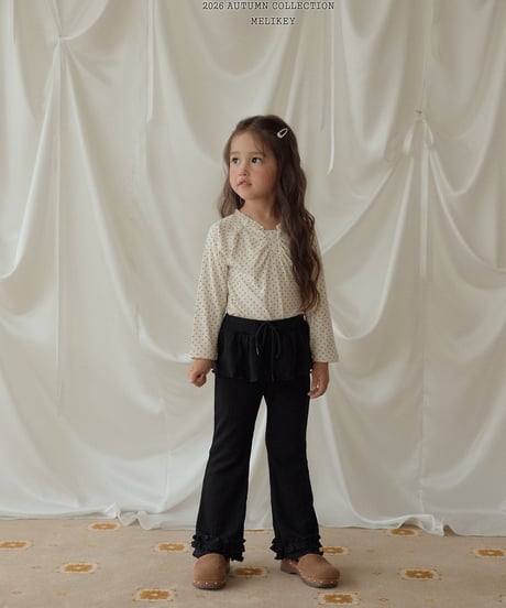 39[予約]melikey vest frill bootcut