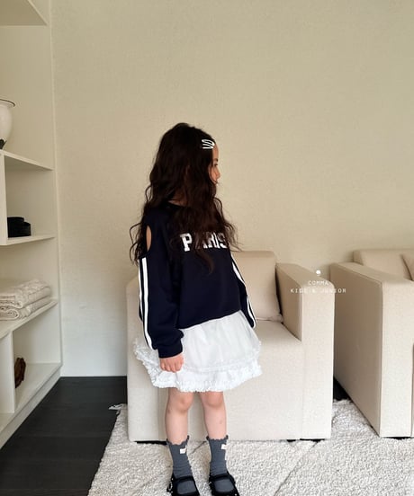 47[予約]COMMA frill shirring skirt