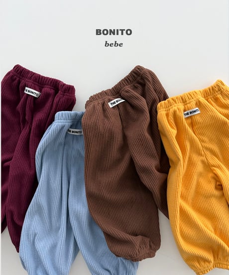 56[予約]bonito linen wicker jogger(6-18m)