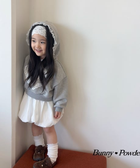 56[予約]bunny powder balloon skirt