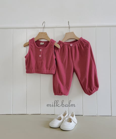 25[予約]milkbalm dewey vest