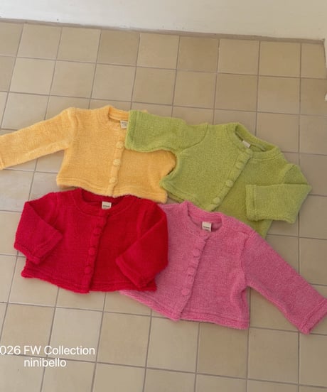 9[予約]ninibello star candy cardigan(baby)