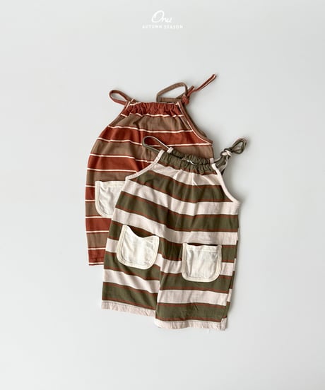 10[予約]onu string overalls