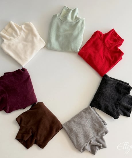 17[予約]ELLYMOLLY snow warmer turtleneck