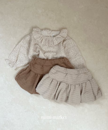 23[予約]mimi market knit balloon skirt