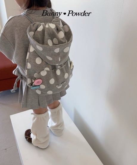 80[予約]bunny powder preppy leg warmers