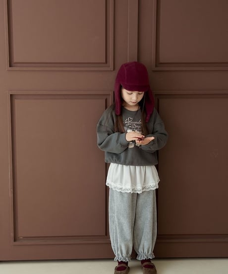 8[予約]momoann satin jogger pants