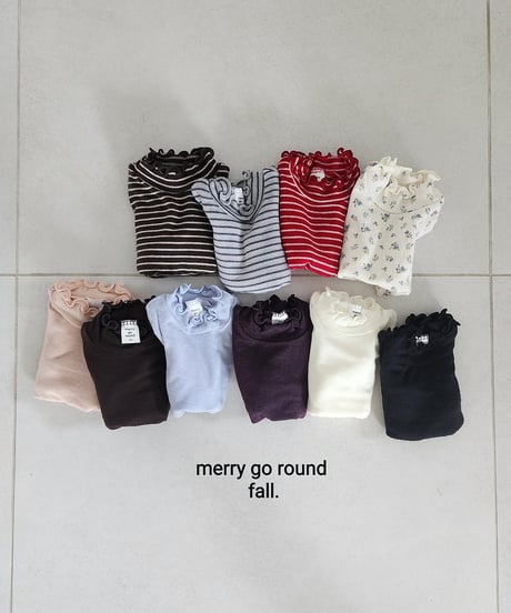 1[予約]merry go round jelly mock turtleneck