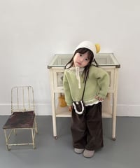 57[予約]aiai choco corduroy wide pants