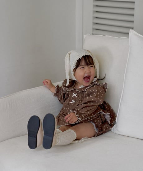 48[予約]marron shine suit(6-18m)