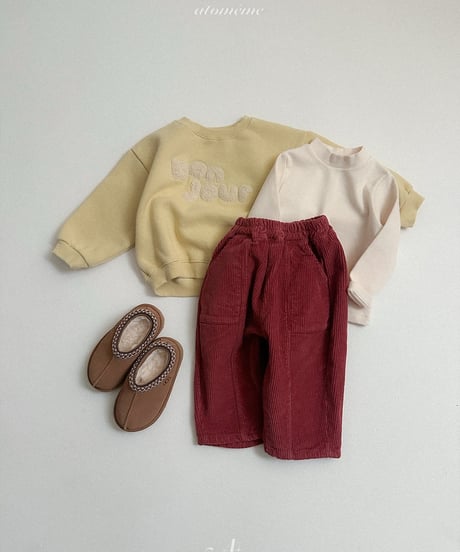 6[予約]atomeme plain turtleneck t-shirt