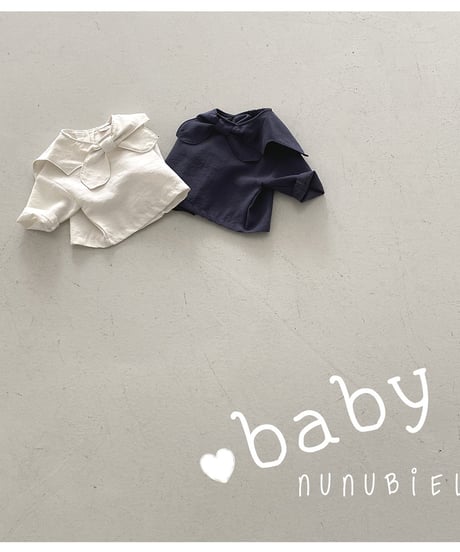 17[予約]nunubiel bebe tie blouse