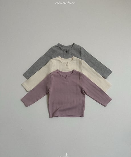 2[予約]atomeme rene eyelet t-shirt