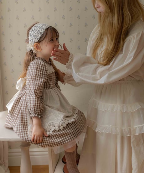 38[予約]OREN organza frill apron