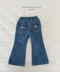 45[予約]melikey pocket bootcut pants