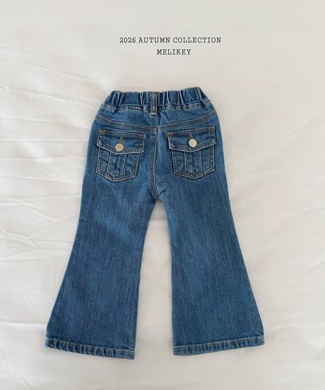 45[予約]melikey pocket bootcut pants