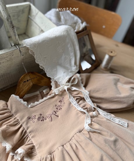 49[予約]marron bouquet suit(6-18m)