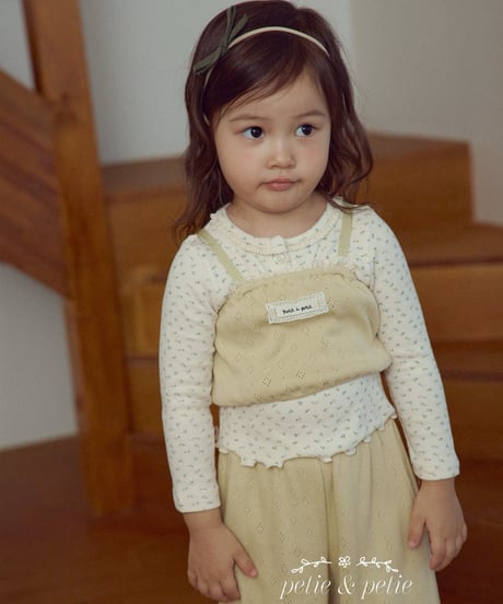 3[予約]petit&petit lisa flower t