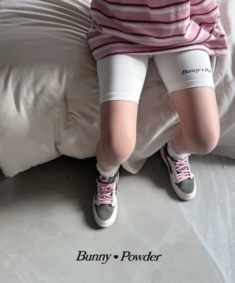 53[予約]bunny powder biker leggings