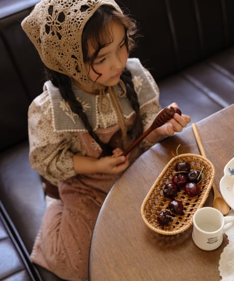 29[予約]OREN cosette knit triangular headscarf