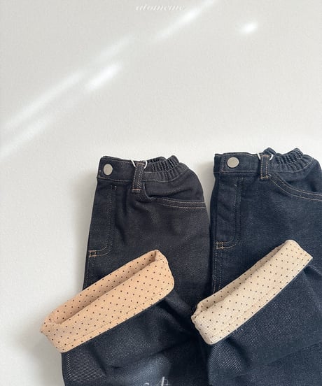 39[予約]atomeme non fade roll-up denim