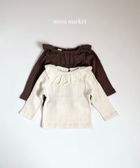 2[予約]mimi market rubby collar tee