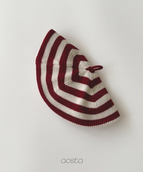 7[予約]Aosta knit cookie beret