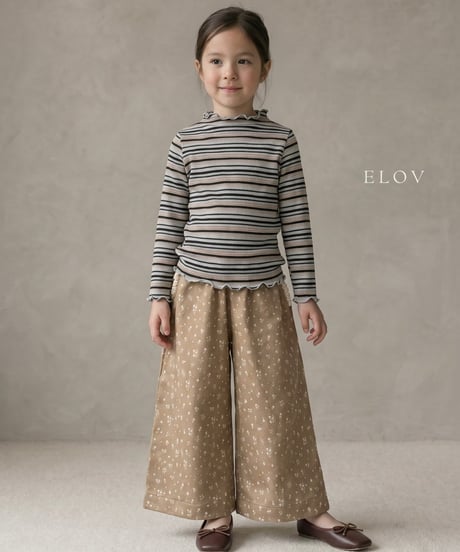 4[予約]elov&monpetitbebe ruby floral pants