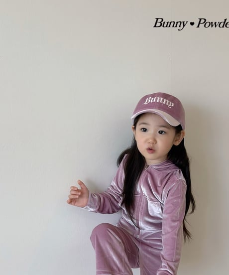 74[予約]bunny powder velour ball cap