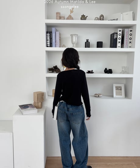 79[予約]matilda&lee button cardigan