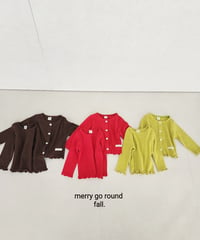 25[予約]merry go round moringo cardigan set