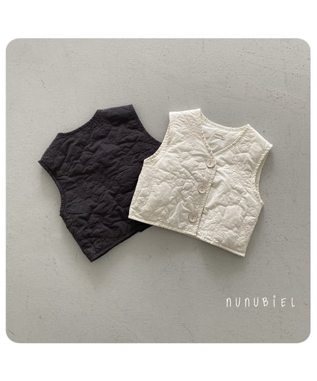 43[予約]nunubiel fig vest