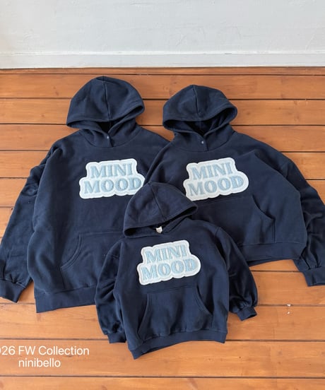32[予約]ninibello mini mood hoodie(adult)