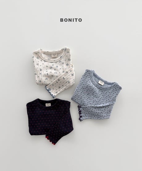 56[予約]bonito eyelet tee