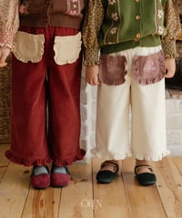 15[予約]OREN naomi frill corduroy pants