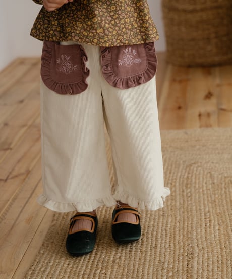 15[予約]OREN naomi frill corduroy pants