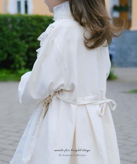 20[予約]anggo cream dress