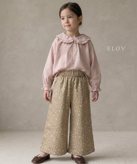 4[予約]elov&monpetitbebe ruby floral pants
