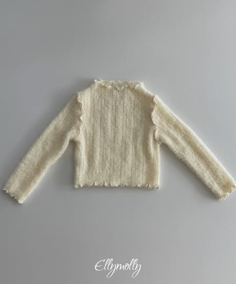 48[予約]ELLYMOLLY meringue day day knit