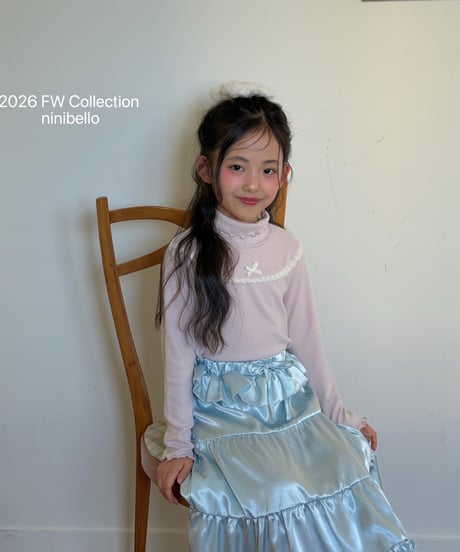 47[予約]ninibello bijou long skirt