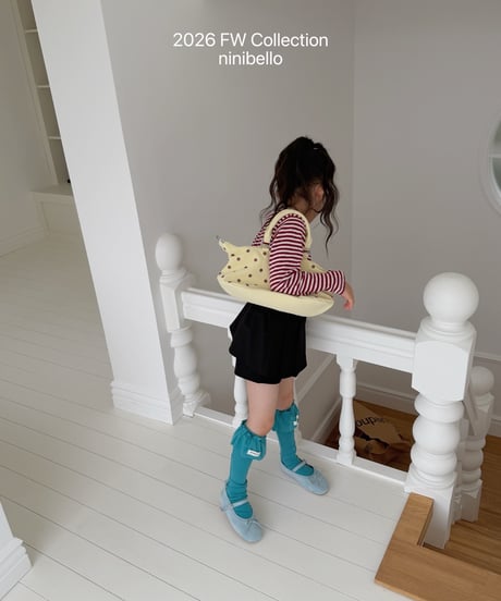54[予約]ninibello pinter frill knee socks