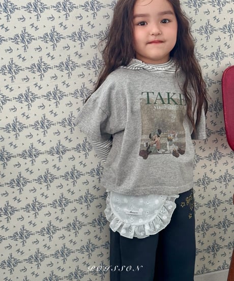 22[予約]poisson ribbon embroidery pants
