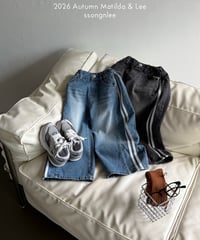 70[予約]matilda&lee track denim pants